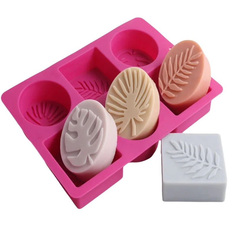Soap Making Experiment - Cetakan Sabun Silikon Bentuk Daun Bulat