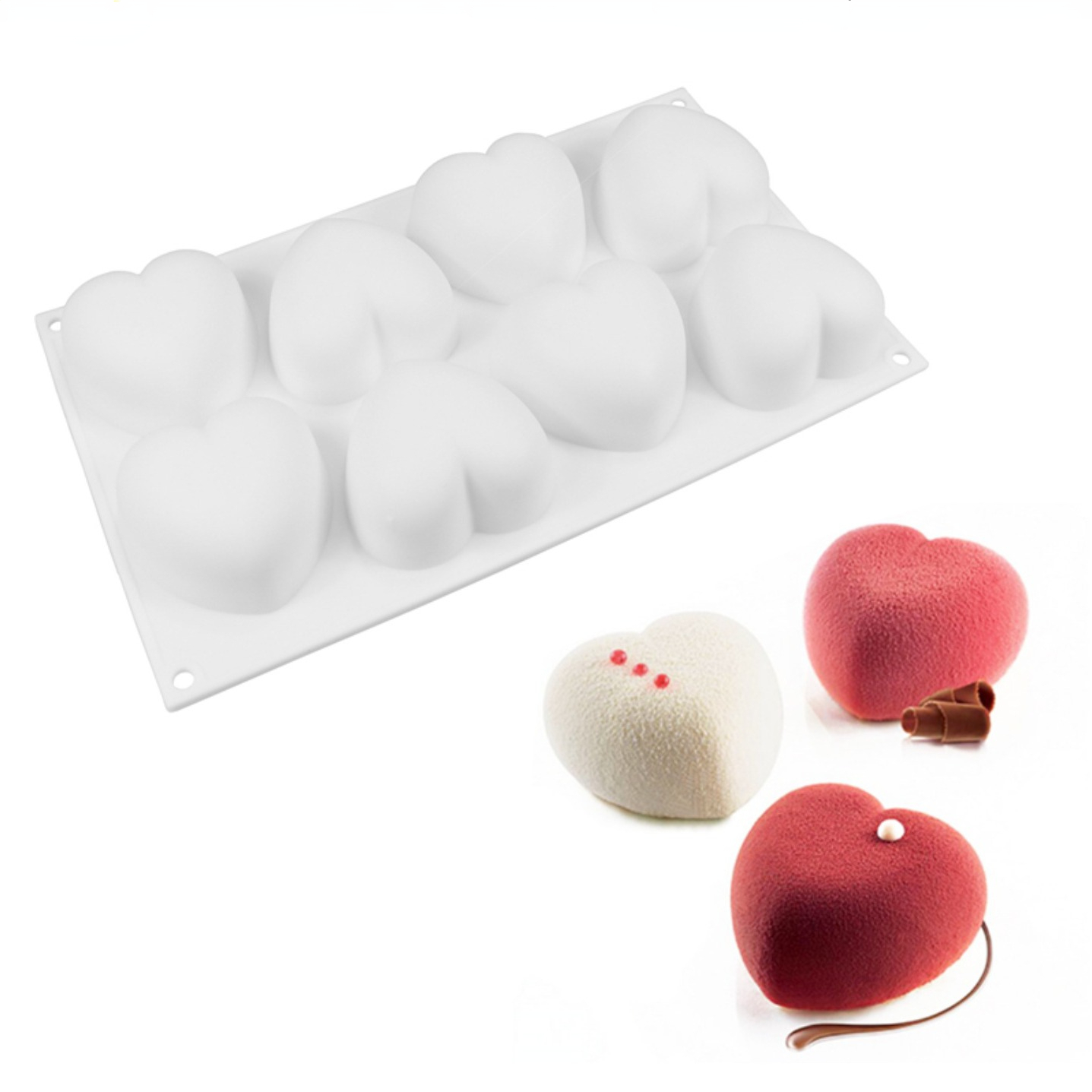 Soap Making Experiment - Love Heart cetakan sabun silikon buatan