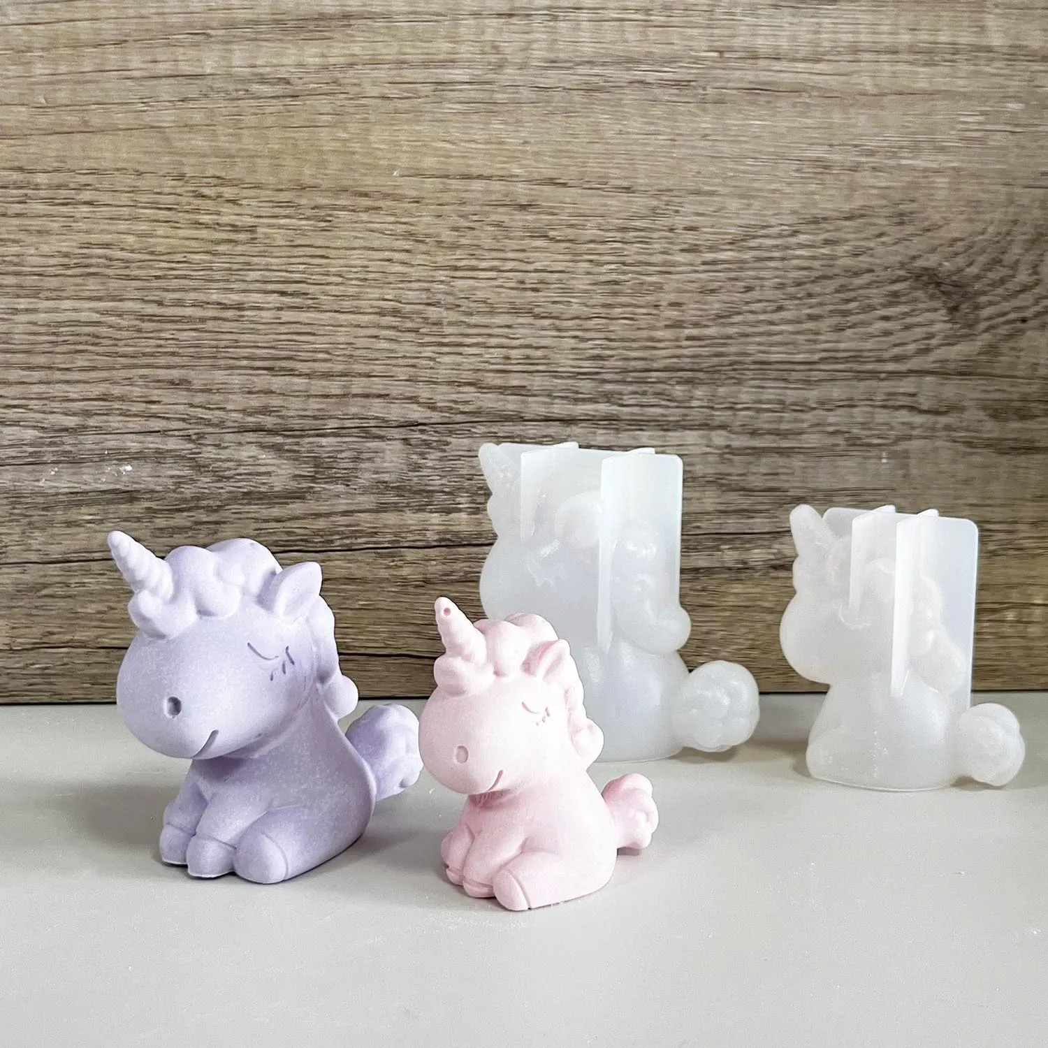 Soap Mold Silicone Loaf - 3D silikon geometris Unicorn kucing rusa