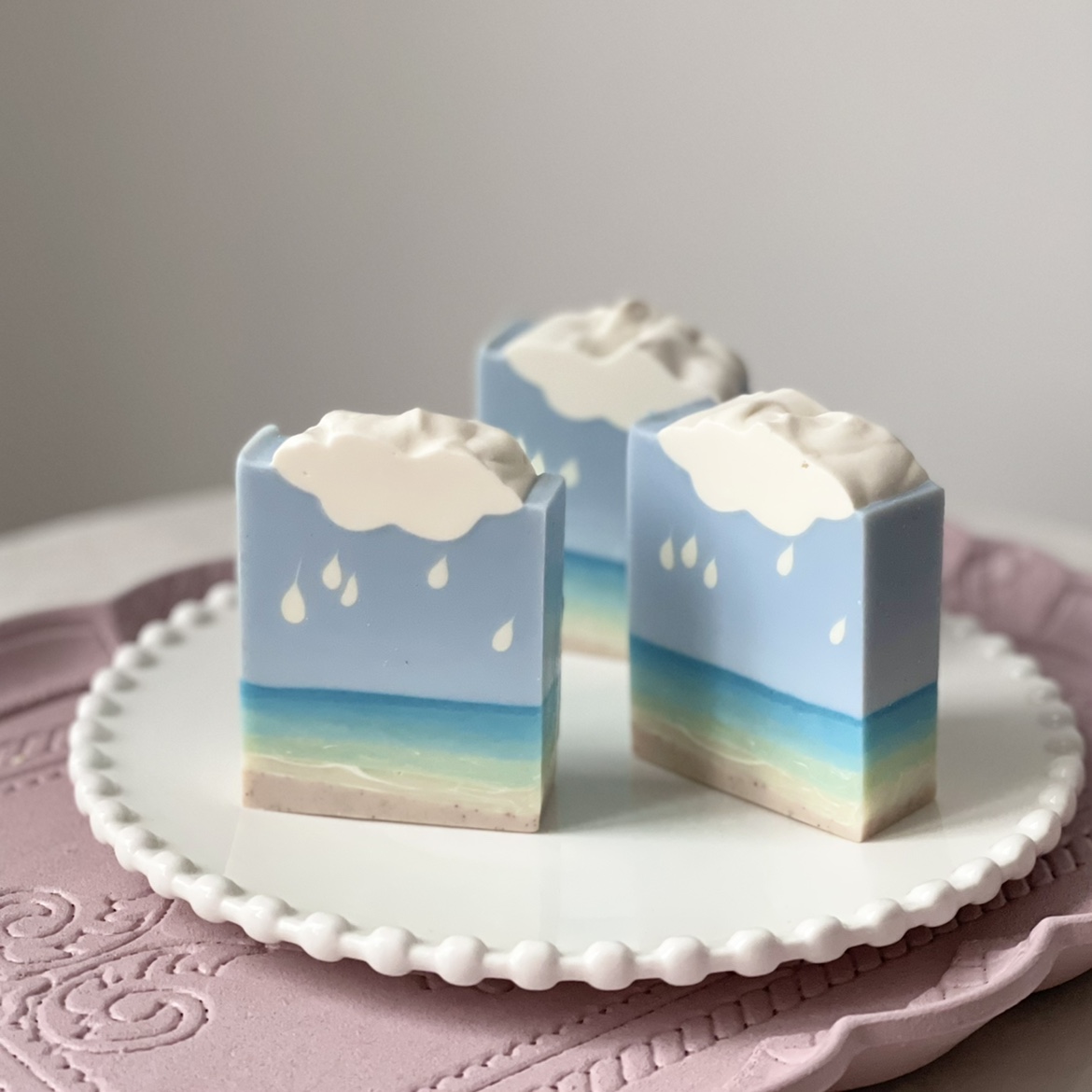 Soap Making Kit For Kids - Sabun pola Rib pengikis Tuxture gambar