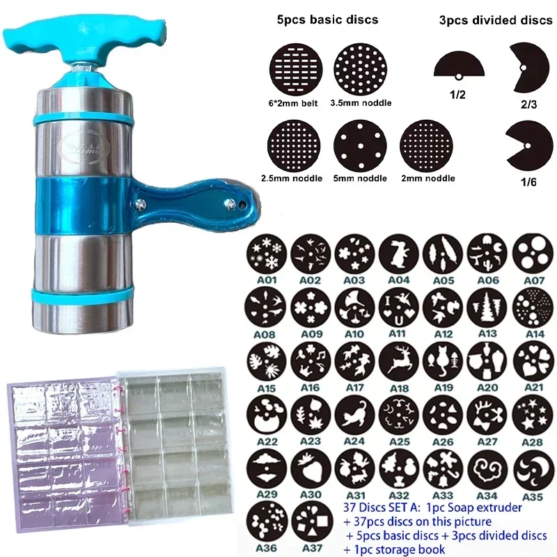 Soap Making Book - Kit pembuat sabun ekstruder disk baja