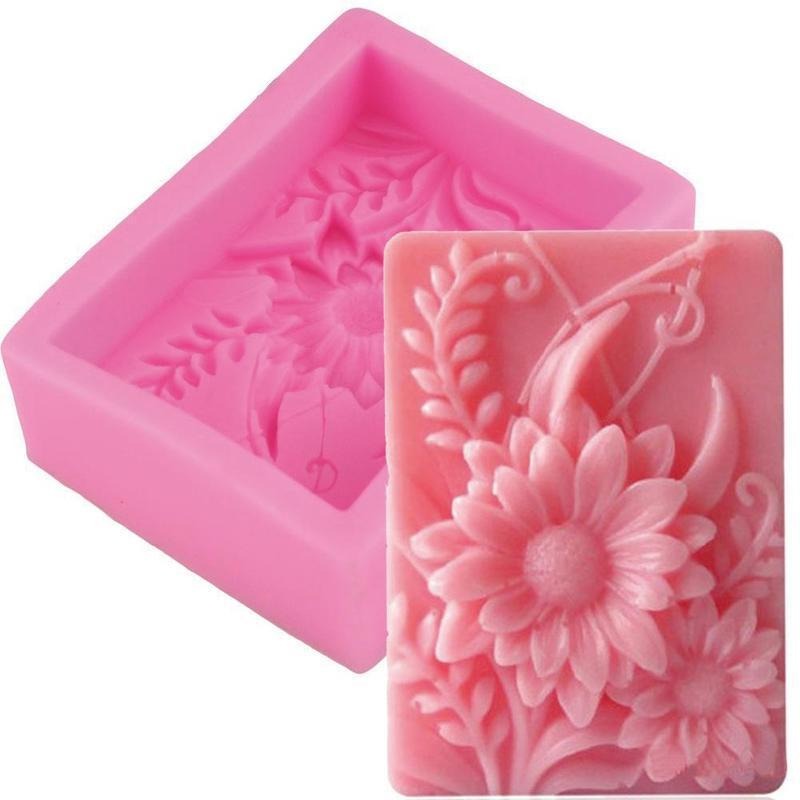 Soap Making Experiment - 1 Buah Cetakan Sabun Silikon Bunga