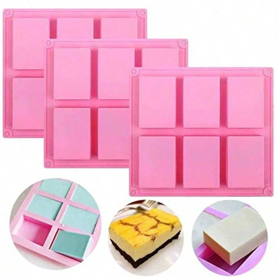 Soap Mold Silicone Loaf - 1-2 Paket Cetakan Silikon DIY 6