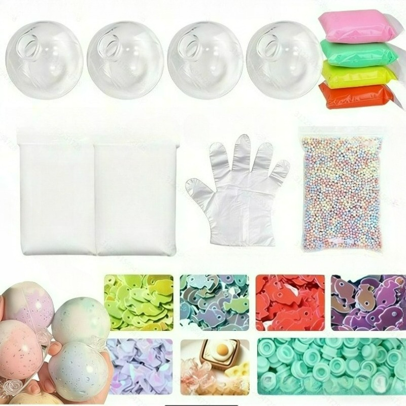 Soap Making Kit For Kids - Kit DIY Bola Vakum Penghilang Stres,