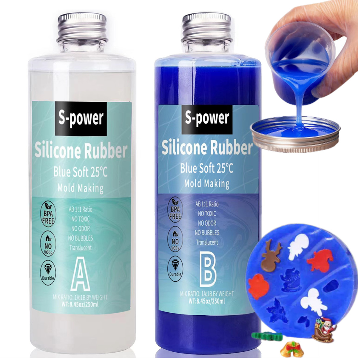 Platinu cetakan silikon membua - Soap Making Ratios ulasan dan harga