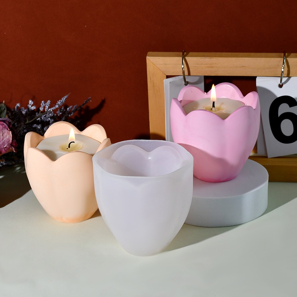 Pemegang Lilin Tulip silikon c - Soap Making Book ulasan dan harga
