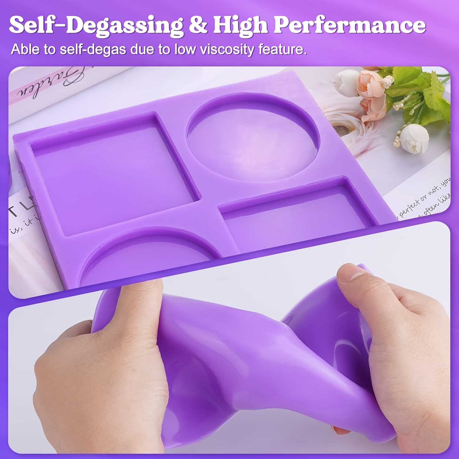 Karet Silikon Cair Ungu Rasio  - Soap Making Ratios ulasan dan harga