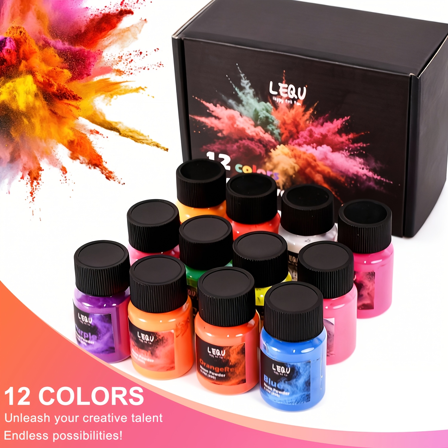 LEQU 12 Warna Bubuk Pigmen Res - Soap Making Experiment ulasan dan harga