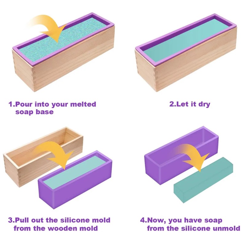 Cetakan Sabun Silikon Fleksibe - Soap Making Book ulasan dan harga