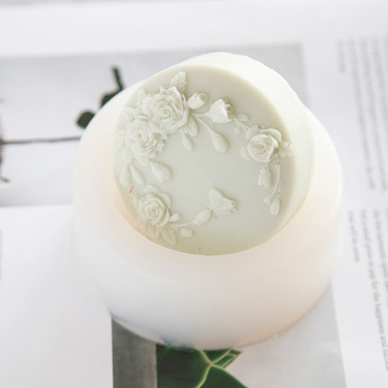 Bentuk Bulat Bunga Mawar Buata - Soap Mold Silicone Loaf ulasan dan harga