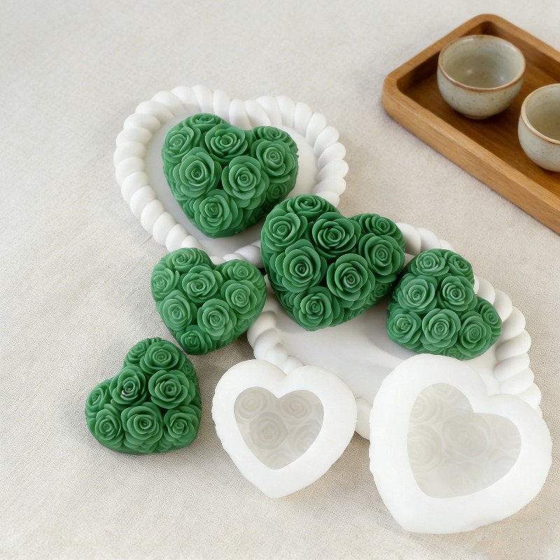 Cetakan Lilin DIY Bunga Mawar  - Soap Making Raw Material ulasan dan harga