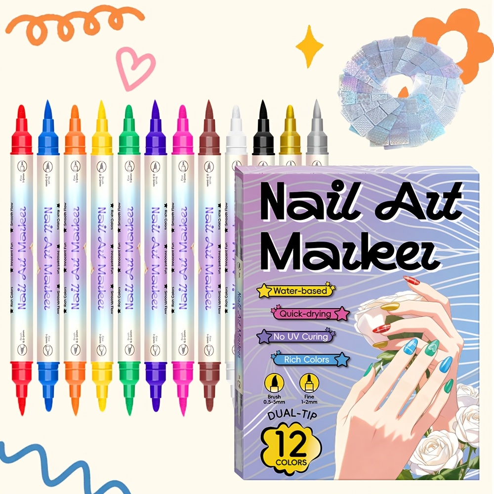 Set Pena Seni Kuku 12 Warna, 2 - Copic Marker Sketch ulasan dan harga